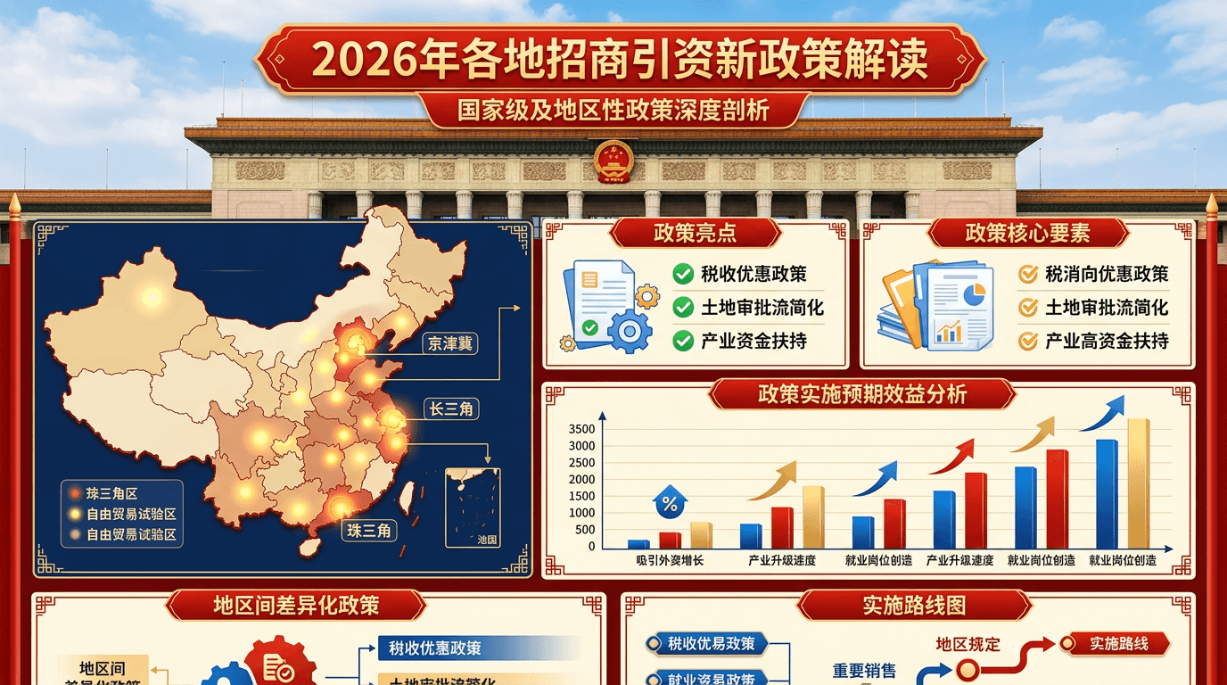 2026年各地招商引资新政策解读：制造业企业迎来哪些红利？
