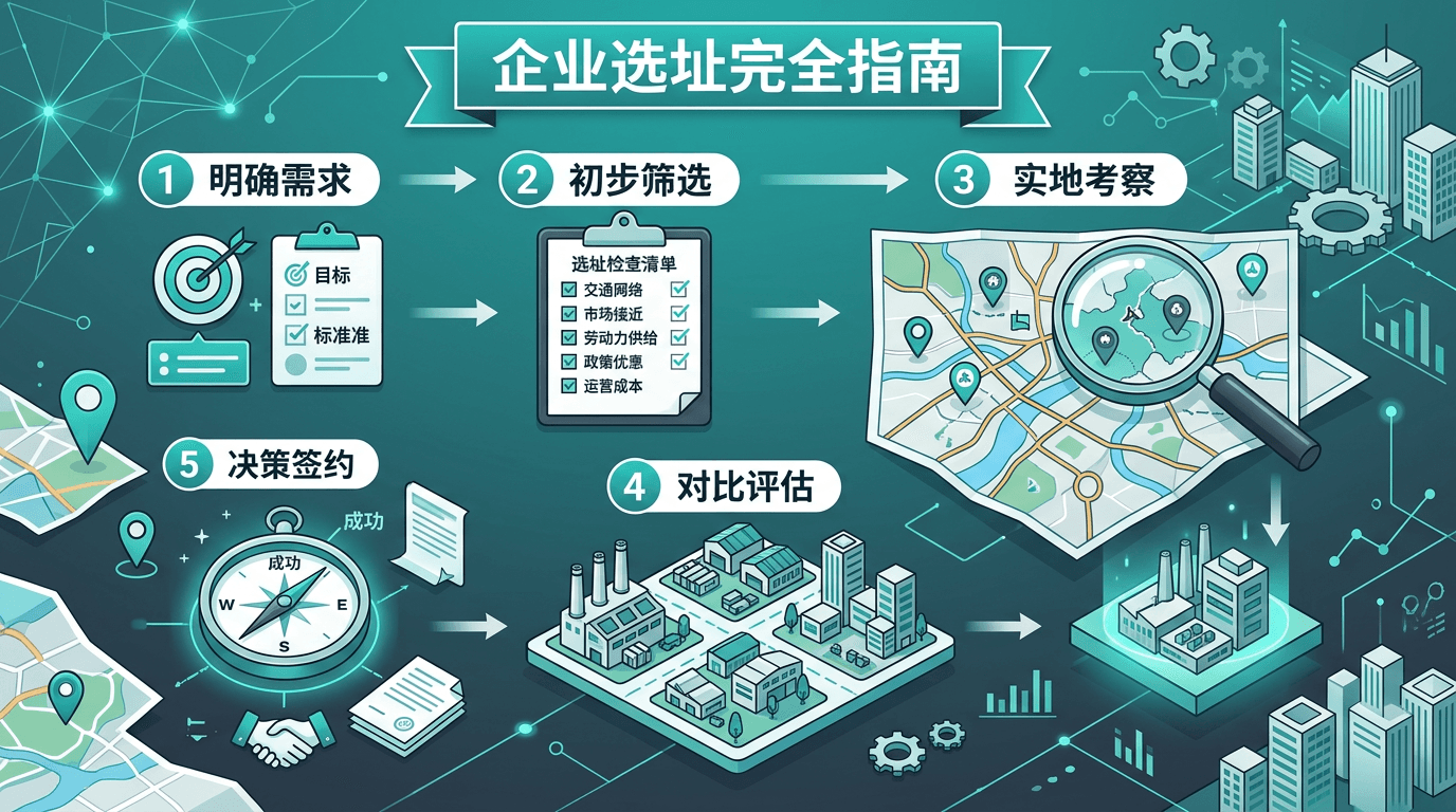 企业选址完全指南：从需求分析到合同签约的全流程攻略